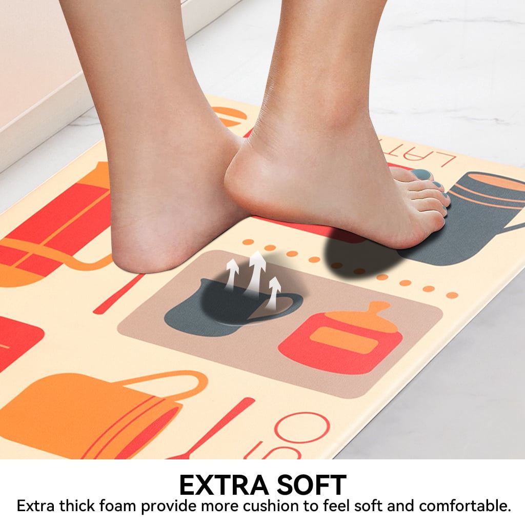 Ray Star Kitchen Mats Anti Fatigue 19.7''x31.5'',0.31 Inch Thick Comfort Standing Desk Mat