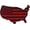 US MAP COUNTRY FLAG RED, variant on US MAP BLUE COUNTRY FLAG PATCH, US Flag Embroidered Artwork Heat Sealed Backing Sew-On / Iron-On Patch - 4" x 2.75"