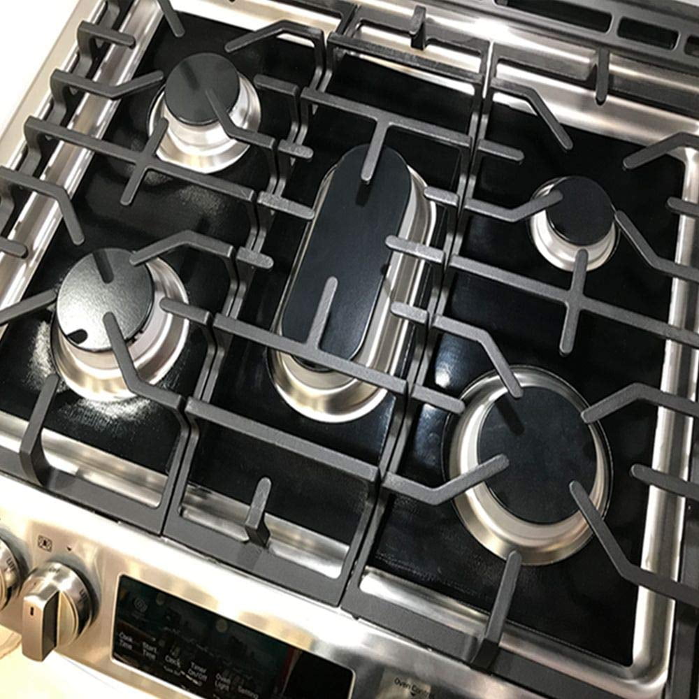 LG Stove Protector Liners - Stove Top Protector for LG Gas Ranges - Customized - Easy Cleaning Stove Liners for LG Model LRG3095SB/00