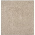 thumbnail image 3 of Safavieh Athens Talia Solid Shag Area Rug, Beige, 6'7" x 6'7" Square, 3 of 11