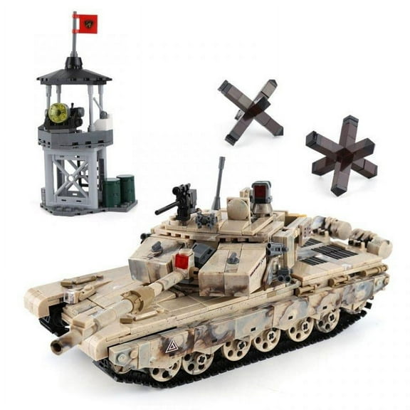 General Jim’s Toys & Bricks WW2 Tank 99 Main Battle Tank, Military Building Blocks Set