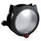 thumbnail image 1 of Puerta con solapa para gatos magnética, 4 modos de bloqueo, puerta automática para gatos de plástico seguro para puertas interiores y exteriores, color negro, 1 of 5