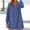c01Blue, variant on Arnsht Women’s Button Down Shirts V-Neck Long Sleeve Bikini Bathing Suit Cover Up Plus Size Casual Blouse Beachwear Gray M
