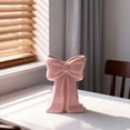 thumbnail image 4 of Bow Knot Flower Vase, Creative Sweet Girly Decorative Vase for Flower Arrangement, Small Storage Organizer, Cute Home Decor and Tabletop Ornament, 4 of 9
