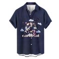 thumbnail image 1 of PMUYBHF Mode Printemps et Été pour Hommes Chemise à Manches Courtes Imprimée Guitare Musicale 2755 TG, 1 of 3