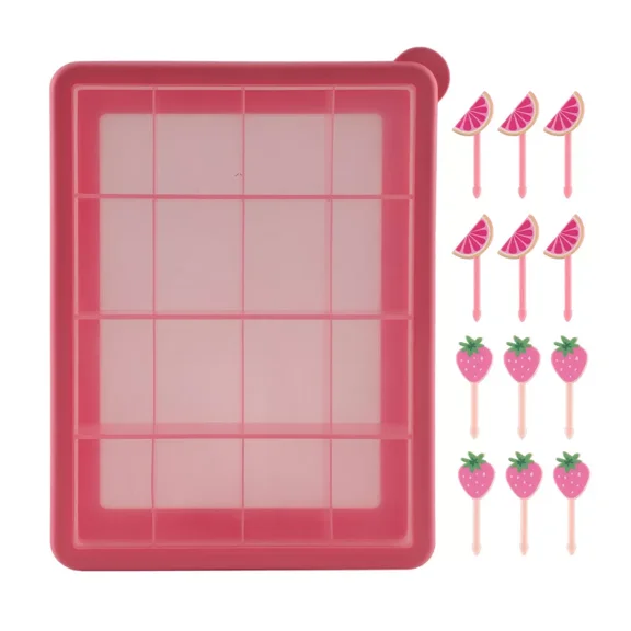 Cook With Color Snack Box with Picks - Pink