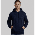 thumbnail image 5 of Hooded Fleece Pullover Soft Drawstring Sweatshirt for Men, Winter Warm Loungewear with Pockets, 5 of 6