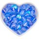 thumbnail image 1 of 1 caja de 80 cuentas de vidrio mate de piedra lunar, cuentas de vidrio azul de 10 mm, cuentas de vidrio esmerilado azul redondas grandes, cuentas transparentes Aurora mate a granel, 1 of 6