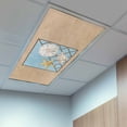 thumbnail image 2 of 1 Pack Summer Marine Life Fluorescent Light Covers for Ceiling Lights Coastal Starfish Ocean Conch Rope Border Magnetic Ceiling Light Covers Overhead Light Filters for Office Classroom Home, 2 of 9