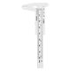 thumbnail image 3 of White Plastic Vernier Caliper for Measuring Jewelry and More Two Way Measurement Mini 80mm, 3 of 4
