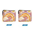 thumbnail image 7 of FORMRS 13-13.3 inch Laptop Sleeve Case Soft Carrying Quilted Computer Bag Cover, Purple Retro Rainbow, 7 of 7