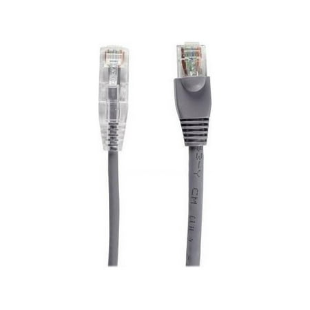 UPC: 0822088127048 | BLACK BOX C6APC28-GY-07 CAT6A 500-MHZ SNAGLESS 28AWG STRANDED ETHERNET PATCH CABLE – UNSHIELDED (UTP)  C