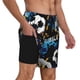 thumbnail image 2 of Fotbe Football Traje de Baño para Hombre – Shorts de Natación de Secado Rápido con Forro y Bolsillos-Small, 2 of 6