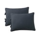 thumbnail image 2 of Funda de almohada Macarena de microfibra de poliéster suave Azul oscuro, 2 of 8