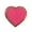 C, variant on 1 Pcs Self Adhesive Chenille Patch, Heart Colorful Patch Heart Iron On Chenille Heart Applique Gold Edges Embroidery Patches for DIY Clothes Decorative