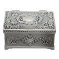 thumbnail image 2 of Retro Trinket Box, Antique Pewter Treasure Trinket Chest Rustproof Exquisite Zinc Alloy  For Earrings For Home, 2 of 8