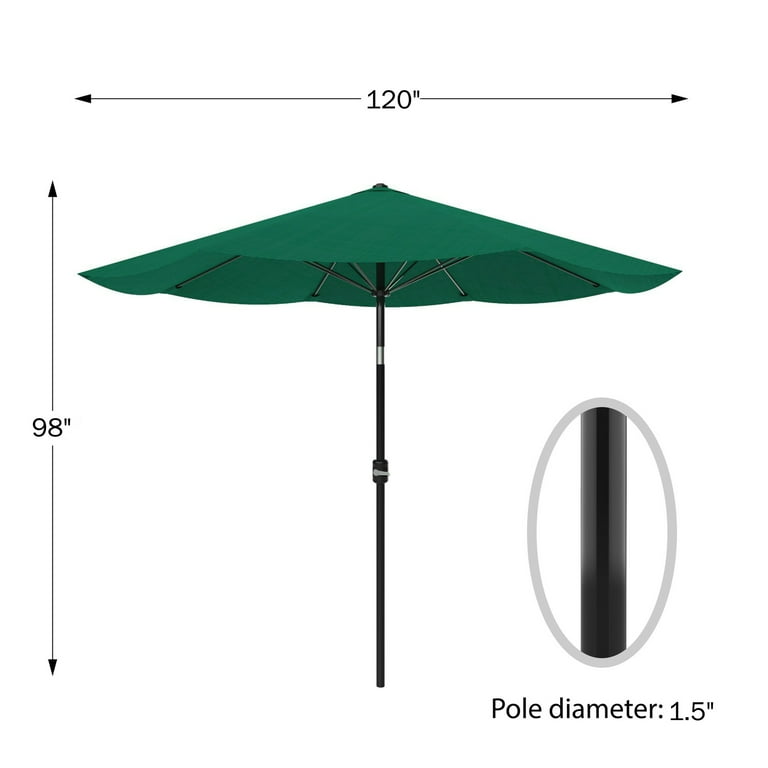 Free Shipping! Pure Garden 10FT Patio Umbrella - Auto Tilt Free Shipping! Pure Garden 10FT Patio Umbrella - Auto Tilt