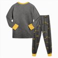 thumbnail image 6 of NOLDARES Toddler Baby Boy Clothes Boys Fall Winter Outfits Sweatshirt Cartoon Boy Long Sleeve 2pcs Outfits Set Clothing(Grey,8-9 Y), 6 of 7