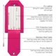 thumbnail image 2 of 6,5*11,5 cm,(amarillo),Paquete de 2 Etiquetas de Maleta de Poliuretano TravelMore - con Solapa Protectora - Juego de Etiquetas de identificación de Viaje para Bolsos y Equipaje - Hombres y Mujeres, 2 of 5