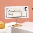 thumbnail image 5 of MRLESS 10pcs Desk Number Sign Holder Clip Table Number Clip Stand Clips Stand Holder Menu Memo Note Paper Holder Name Holders For Table Seating, 5 of 9