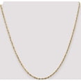 thumbnail image 2 of 14K Yellow Gold 1.8mm Extra-Light D/C Rope Chain (20 X 1.8) Made In Peru exl014-20, 2 of 5