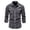 Gray, variant on Lapel Collar Long Sleeve Fall Business Corduroy Shirt, Dual Button Flap Chest Pockets Long Sleeve Slim Fit Daily Layering Tops Navy M