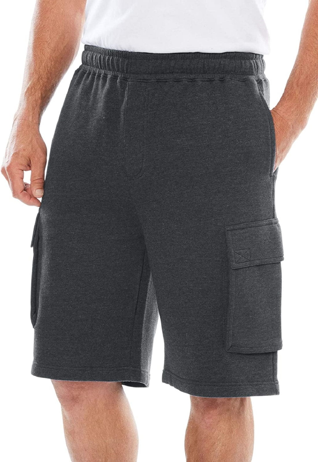 mens polyester cargo shorts