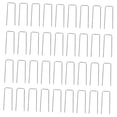 thumbnail image 5 of Greenadscape U Shaped Metal Pins 150Pcs for Securing Floral Arrangements and Plant Decorations Galvanized, 5 of 7