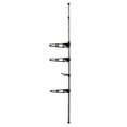 thumbnail image 2 of Benzara BM240431 Laundry Pole with Metal Arms & 2 Hooks, Gray - Set of 2, 2 of 5