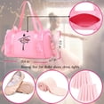 thumbnail image 3 of Bolsa de viaje Dorlubel, bonita bolsa de viaje para ballet, gimnasio, rosa, 3 of 6