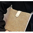 thumbnail image 5 of Women Straw Crossbody Bag Beach Handmade Rattan Shoulder Bags Hand Woven Leather Straps Straw Clutch Purse Vacation, 5 of 8