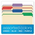 thumbnail image 4 of Color Tab File Folders, 1/3-Cut Tabs, Letter Size, Manila, 50/box | Bundle of 5 Boxes, 4 of 7