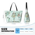 thumbnail image 4 of Xecao World Travel Map for versatile beach bag for women includes zipper pockets and waterproof material, ideal for vacations and adventures., 4 of 7