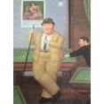 thumbnail image 3 of Funny Fernando Botero Woman and Man Portrait Drinking Juice Art Posters Canvas Painting Wall Prints Picture for Room Home Decor, 3 of 5