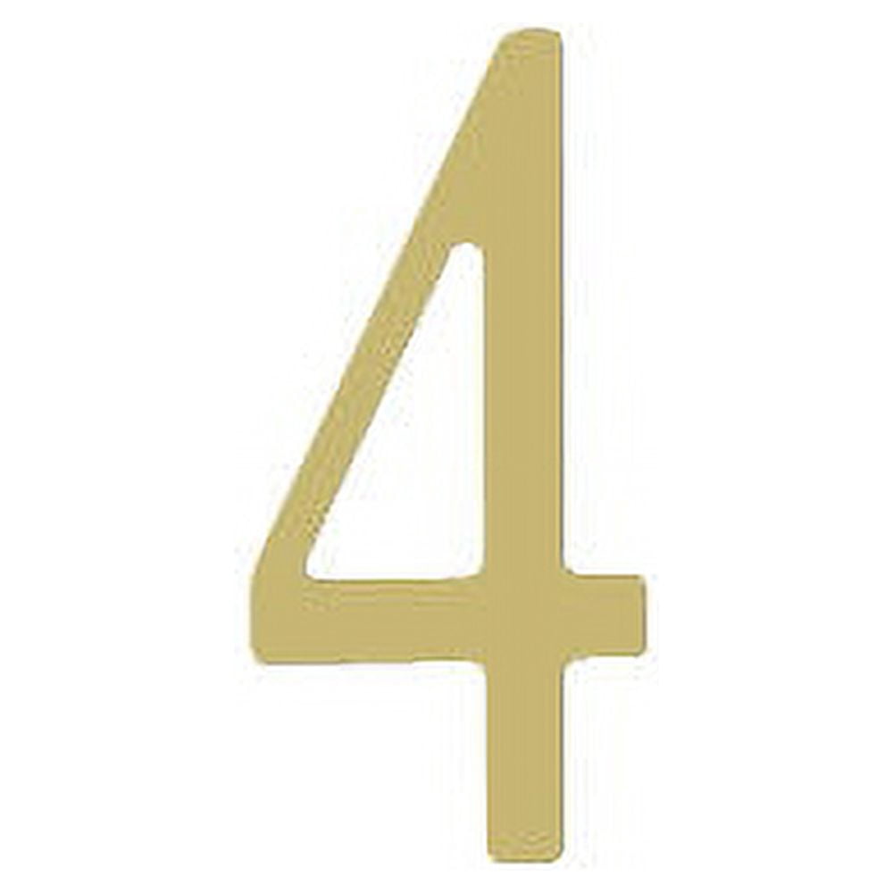 Outdoor Decorative 2 inch Stainless Steel Self Adhesive Address Number - Number: 2