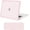 Chalk Pink, variant on MOSISO Compatible with MacBook Air 13 inch Case M1 2021-2018