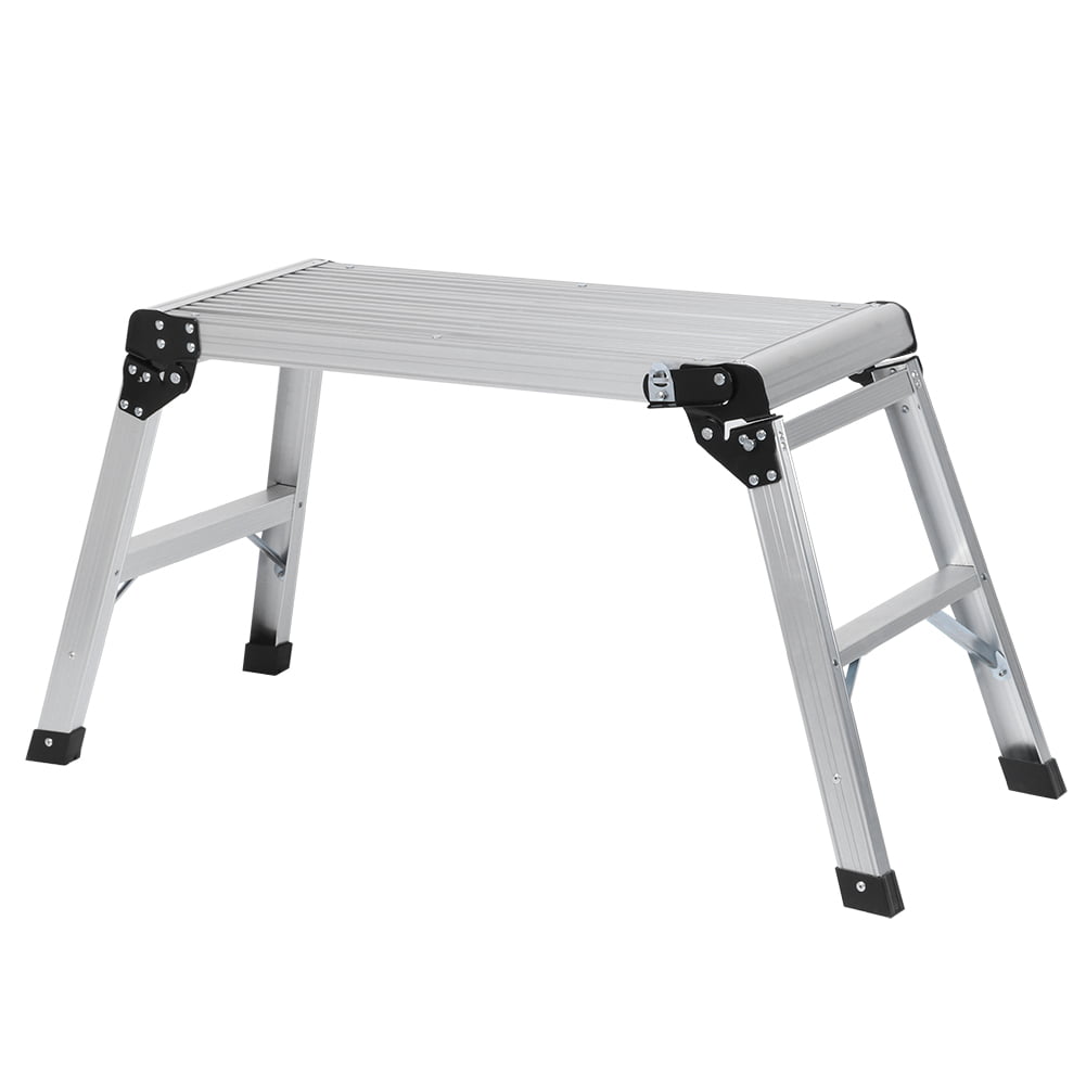 Lightweight Folding Aluminium Platform Work Step Hop Up Bench Table Decorating 