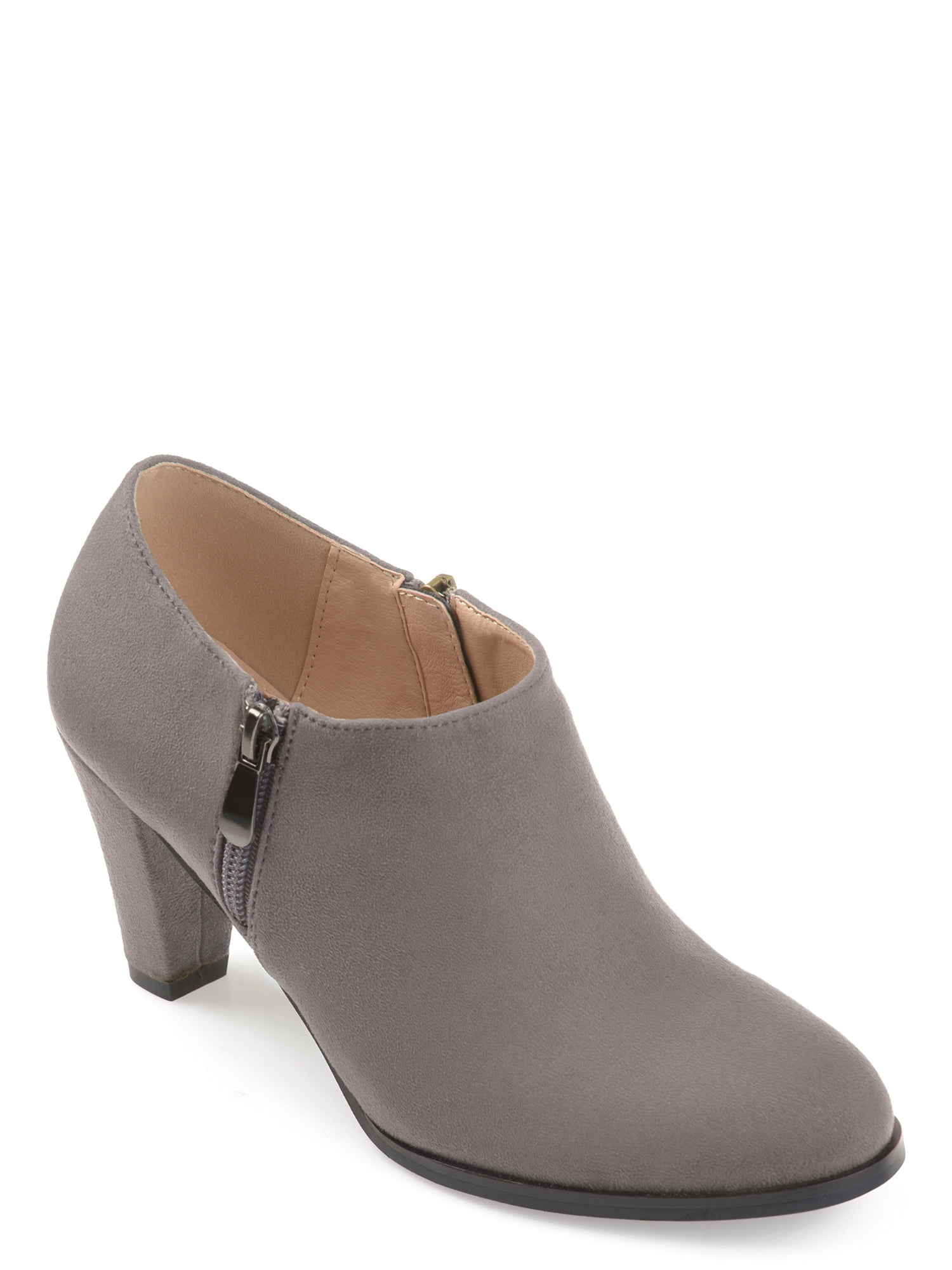 Brinley Co. Brinley Co. Women's Faux Suede Lowcut Comfortsole Ankle