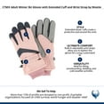 thumbnail image 5 of CTM Adult Winter Ski Gloves with Extended Cuff and Wrist Strap by Wootie, 5 of 5