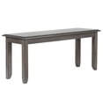 thumbnail image 6 of Sunset Trading Shades of Gray 42" Contemporary Wood Dining Bench in Gray, 6 of 6