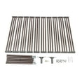 thumbnail image 3 of Outdoor Privacy Screens Freestanding, 43" W*71" H Metal Slatted Decorative Privacy Screen and Panels with Stand Garden Patio, 3 of 16