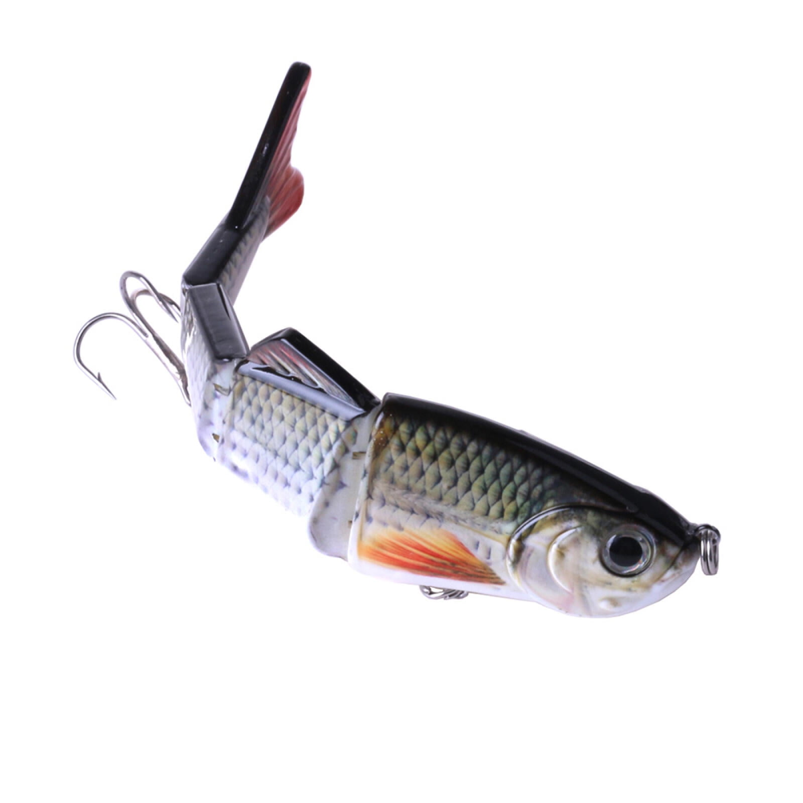 HENGJIA Fishing Lures, 3pcs Large Multi Jointed Fish Fishing Kits Slow Sinking Lifelike Swimbait Freshwater and Saltwater for Trout Bass Lures, 5.9"/1.31oz