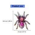 thumbnail image 5 of SIEYIO Distinctive Spiders Shaped Brooch with Rhinestones Embellishment for Gatherings, 5 of 20