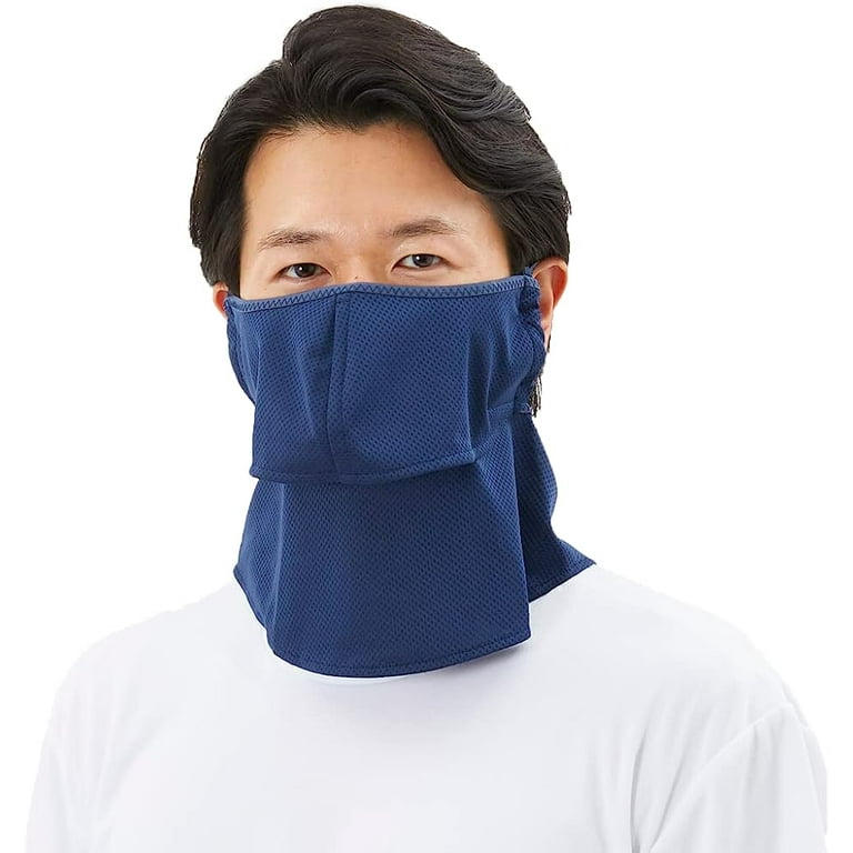 UV CUT MASK ,UV Sun Protection mask for face-Neck ”Yake-nu SO-Cool