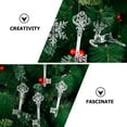 thumbnail image 6 of Gymnture 8pcs Christmas Hanging Ornaments Clear Acrylic Key Decors Hanging Key Ornaments, 6 of 10