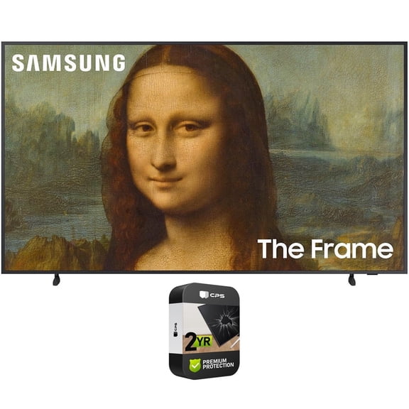 Samsung QN32LS03BBFXZA 32 inch the Frame QLED 4K UHD Quantum HDR Smart TV 2022 Bundle with Premium 2 YR CPS Enhanced Protection Pack