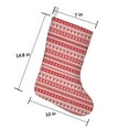 thumbnail image 2 of Christmas Stockings,Red and White Christmas Pattern Stockings Christmas,14.8'' Xmas Stockings,Christmas Party Favors,Christmas Party Decorations,Christmas Stockings Personalized, 2 of 5