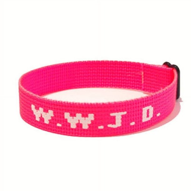 Pulsera deportiva unisex con estampado de letras en jacquard