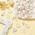 thumbnail image 5 of U8MO 40x Pink Windmill Lollipop Envelope Rainbow Charms Pendants for Jewelry Making, 5 of 6