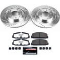 thumbnail image 3 of PowerStop Rear Z26 Street Warrior Carbon-Fiber Ceramic Brake Pad and Drilled and Slotted Rotor Kit Fits: MAZDA Select Models K4835-26, 3 of 9